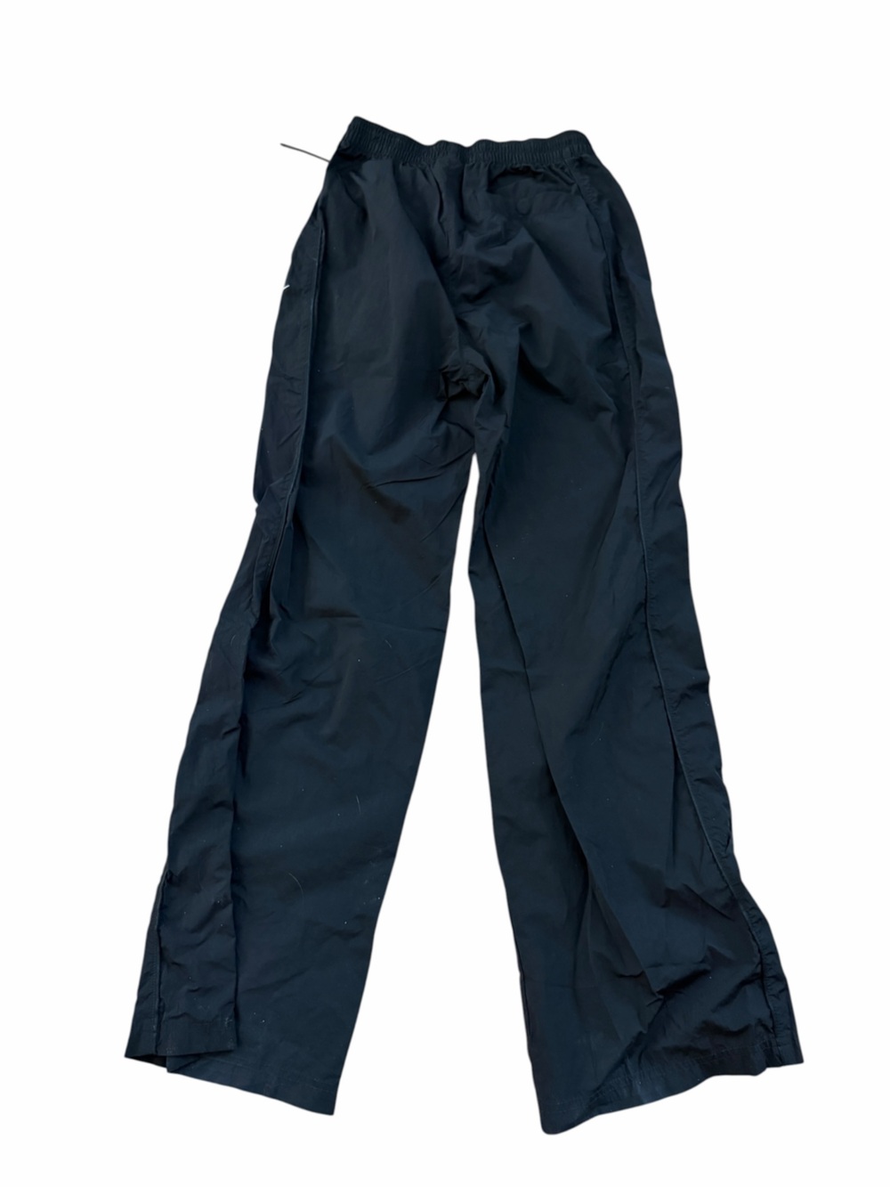 Nike Sportswear Black Nylon Track Pants, Women's Size S, Elastic Waist